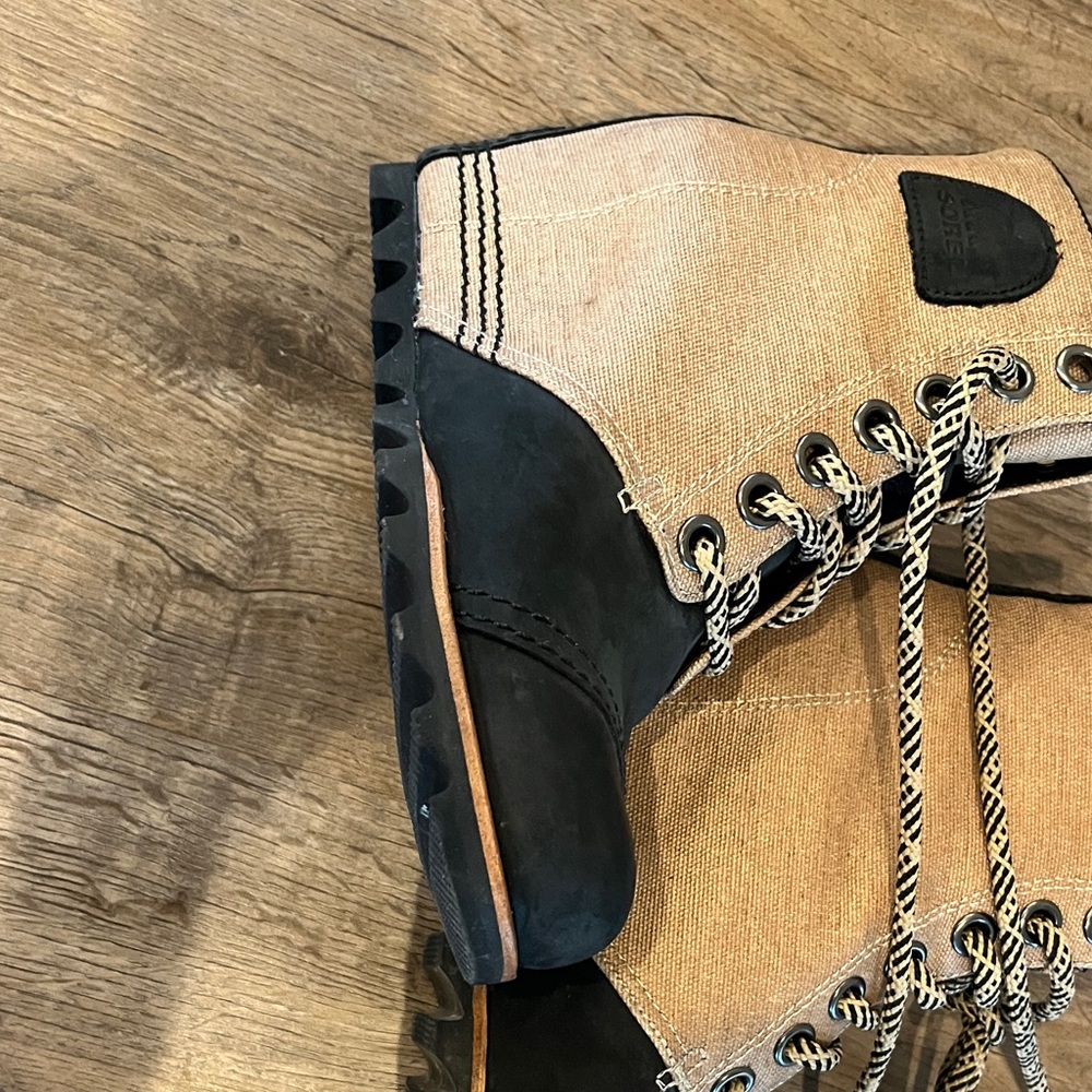 SOREL ‘1964 Premium Canvas’ Waterproof Wedge Bootie - Picture 4 of 4